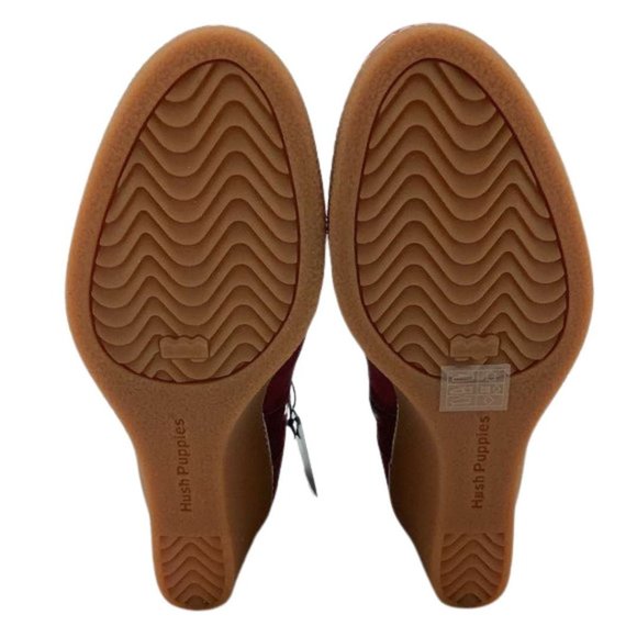 Hush Puppies | Women's Ani Hyde IIV Ankle Boots | Burgundy | Size 8 - Picture 7 of 7